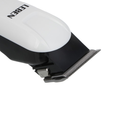 LEBEN Машинка для стрижки волос, 4 насадки: 3/7/9/12мм, Li-ion 3,7в/1200мАч, USB