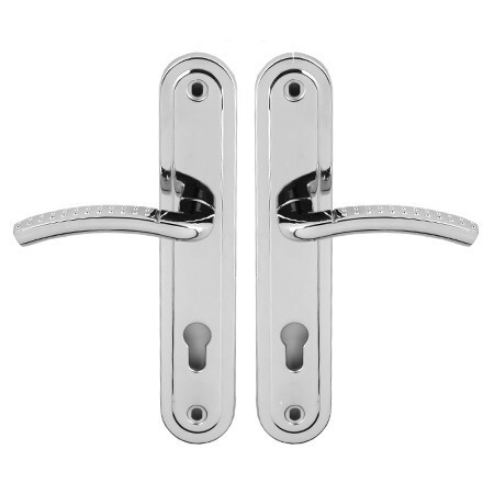 Ручки на планке AVERS HP-85.0426-CR (хром, под цилиндр, межос-85мм)   \24