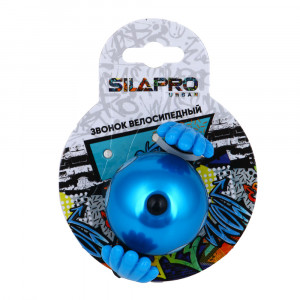 SILAPRO Звонок велосипедный 6х4см, металл, ABS