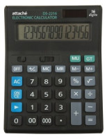 Калькулятор настольный Калькулятор ПОЛНОРАЗМЕРНЫЙ настольный Attache Economy 16 разр., чёрный 974207