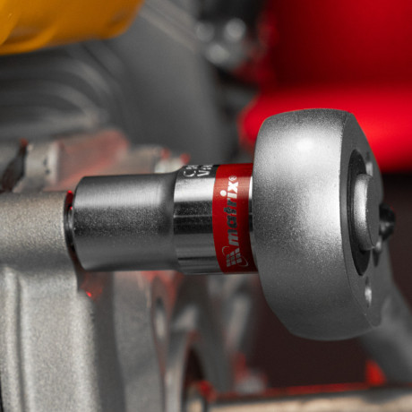 Головка торцевая, 13 мм, шестигранная, CrV, под квадрат 1/2, хромированная Matrix