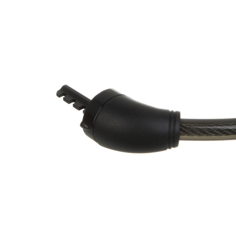 Замок велосипедный тм BY SPORT, противоугонный, тросовый, кодовый, 800х12мм, металл, пластик, черный