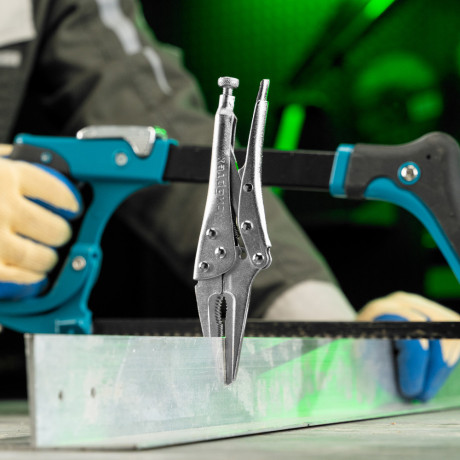 Зажим ручной, удлиненный захват, 170 мм Сибртех