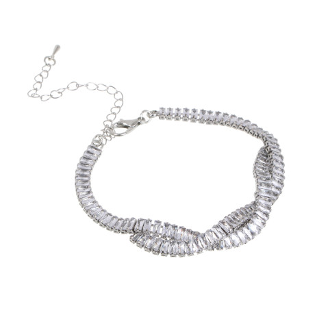 Браслет, медь, цирконий, БЖ25-6