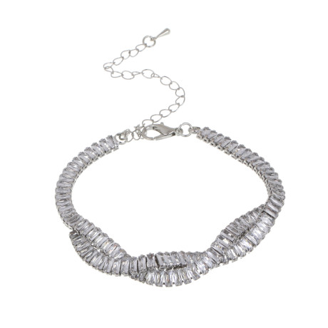 Браслет, медь, цирконий, БЖ25-6