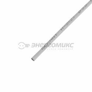 REXANT термоусадка трубка ТУТ 3,0/1,5 мм, серая (упак. 50 шт. по 1 м)  (50!) 20-3010