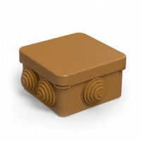 Промрукав Коробка распред. ОУ 70х70х40 6 гермовводов, HF, бук (132шт) IP55 40-0200-8001