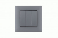 MAKEL Karea Rizz выкл. СУ 3 кл. СЕРЕБРЯНЫЙ 88065091