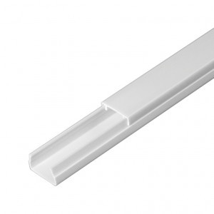 Промрукав Кабель-канал белый 2-й замок в п/э 15х10 (234м/уп) 0325201