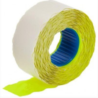 этикет лента 26х12 желт волна 1000шт/рул 10рул/уп 72147