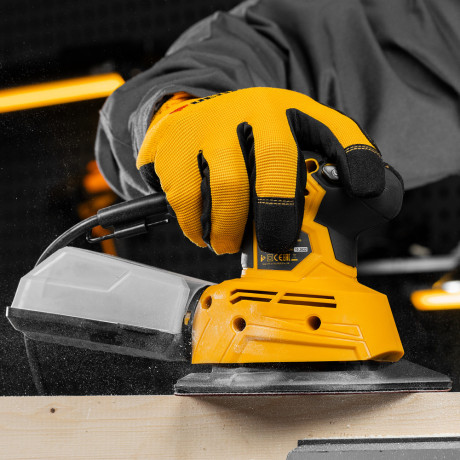 Треугольник абразивный на ворc. подложке под "липучку", перф., P 180, 150х150х100 мм, 5 шт. Denzel