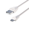 FORZA Кабель для зарядки Комфорт Micro USB, 1м, 1А, прорезиненный, 5 цветов, пакет