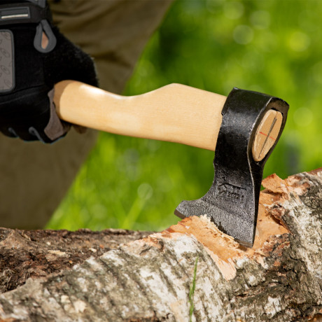 Топор кованый в сборе "Туристический", 630/900 г, 400 мм