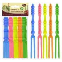 Вилочка коктейльная 11см, 20шт/уп, цена за уп (кратность 5!!!) 76-99 Мультидом