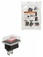 TDM переключатель клавишный YL-211-03 красный (влагозащ) 2полож.1з (10шт/уп, цена за шт) SQ0703-0048