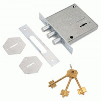 Симеко БИФ 0009*3 б/о Замок врезной б/руч (20)