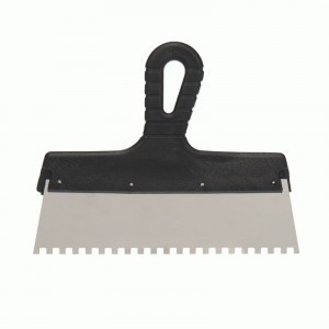 REXANT Шпатель фасадный 250 мм зуб 6х6 нержавеющая сталь, пластмассовая ручка 89-0223