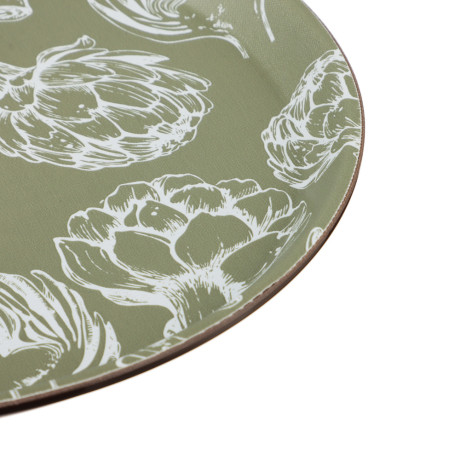 Поднос круглый с антискользящим покрытием, d27,5см, "Катания", 2 дизайна