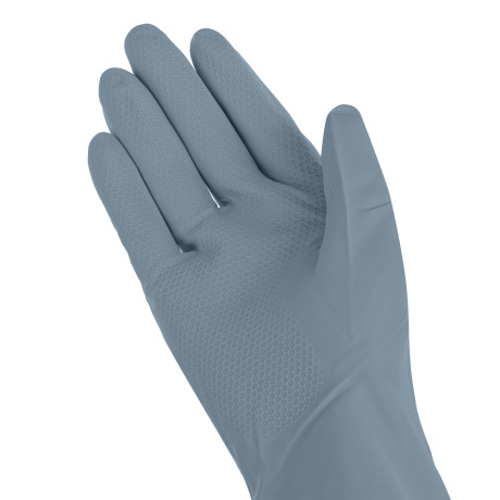 Перчатки прочные тм VETTA, размер M, ПВХ, серый цвет