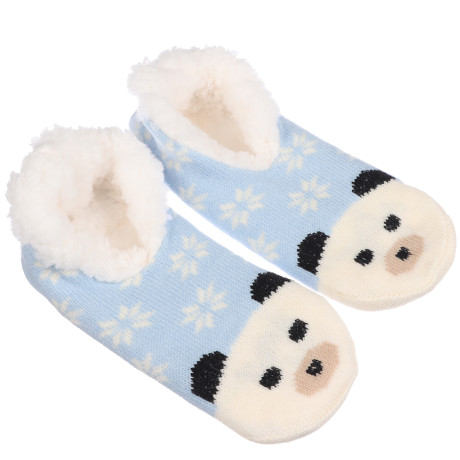 GALANTE Носки с иск.мехом укороченные, р.23-25, 93% полиэстер,7% эластан, 4 цв.