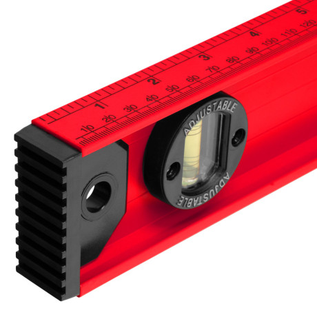 Уровень алюминиевый "Рельс", 1200 мм, 3 глазка, усиленный Matrix