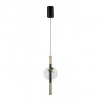 ODEON LIGHT 5413/12L L-VISION ODL_EX25 109 ант.бронз/алебастр Подвес LEDx12W 3000K 1652lm STREKOZA