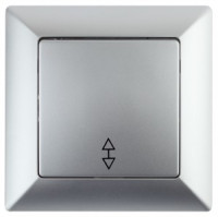 ЭРА Intro Solo перекл. СУ 1 кл. 10А IP20, алюминий 3472