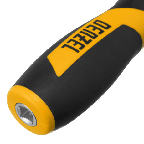 Набор инструментов, 1/2", 3/8", 1/4", CrV, S2, пластиковый кейс, 232 предмета Denzel