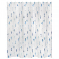 Штора для ванной комнаты полиэстер 180*180см,12 колец,Рыбки полный вертик,SC-PE-50,108996/Рыжий кот