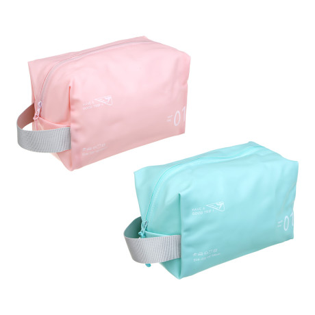 ЮL Косметичка водонепроницаемая, ПВХ, 22х11х12см, 2 цвета