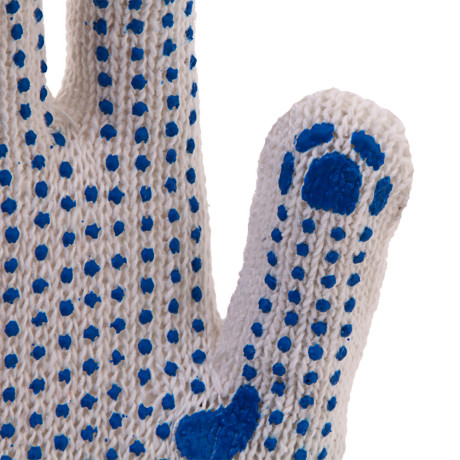 Перчатки х/б, ПВХ покрытие, "Точка", 7 класс