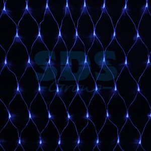 Гирлянда-сетка ул. 288LED син 2х1,5м, динам., IP44, 9W 215-043 Neon Night