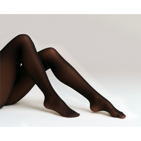 GALANTE NimbL Колготки утепленные с эффектом капрона 580D, 88% полиэстер, 12% спандекс, S/M, черный