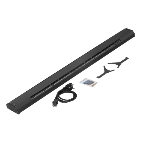 Конвектор электрический плинтусный ATRIC-450, 230 В, 450 Вт, ТЭН, черный Denzel