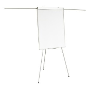 Флипчарт OfficeSpace, 70*100см, на треноге, регулир. по высоте, выдвиж. штанги, полочка Арт.263710