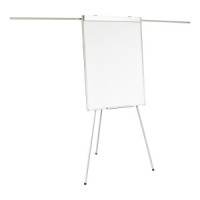 Флипчарт OfficeSpace, 70*100см, на треноге, регулир. по высоте, выдвиж. штанги, полочка Арт.263710