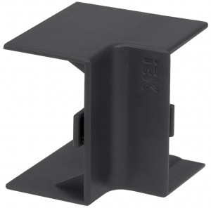 IEK ЭЛЕКОР Угол внутренний КМВ 20х10 черный (4шт, цена за уп) ELECOR EL-KK10D-V-020-010-K02