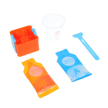 Набор для творчества фигурка из мягкого геля с формочкой, 7,5х7,5х14см, PP, силикон, микс