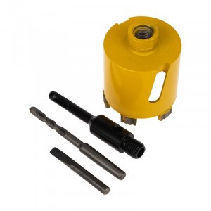 Коронка алмазная по бетону 72 мм L=90мм М16 сегмент SDS PLUS KRANZ (цена за шт) KR-90-0165