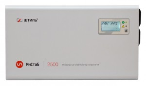 ШТИЛЬ стабилизатор инверторный IS2500 настен. 1ф 2500ВА/2000Вт Uвх 90-310В, Uвых.рег 220-230В IS2500