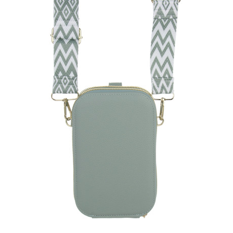 Сумка кроссбоди на декоративном ремне тм ЮL Zigzag, ПУ, металл, 19,5х12 см, 3 цвета