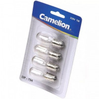 Camelion DP-704 BL4 лампа для ночников прозрачная E14 7W 220V (цена за шт!)