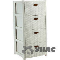 Комод 4-х секционный СТИЛЬ РОТАНГ Бел М2736