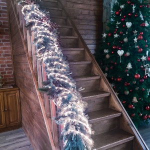 Feron Гирлянда-нить Мини Дюралайт 260LED 5000K с контроллером 15м IP20 прозр. шнур CL587 51461