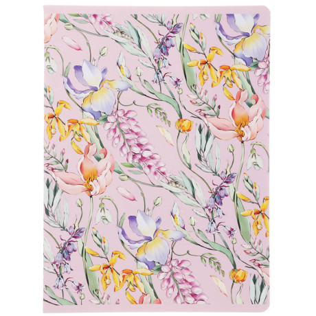 Тетрадь общая "Botanica", формат А4, 48л. в клетку, на скобе, скругленные углы, в ассортим.