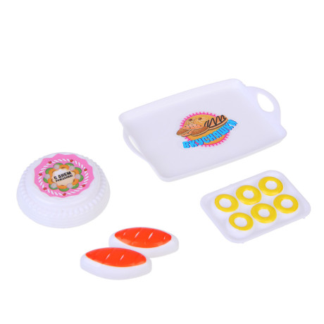 ИГРОЛЕНД Набор игровой "Играем в магазин" касса с продуктами, PP, ABS, 22х7,5х31,5 см