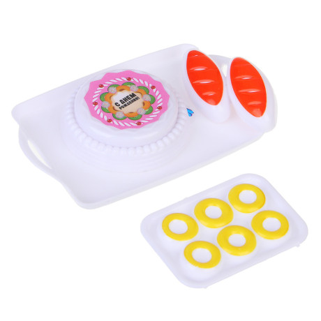 ИГРОЛЕНД Набор игровой "Играем в магазин" касса с продуктами, PP, ABS, 22х7,5х31,5 см