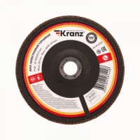 KRANZ Круг лепестковый торцевой, P60, 180х22,2мм KR-90-0022