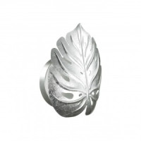 ODEON LIGHT 4865/1WA MODERN ODL_EX22 80 серебр./белый/стекло Бра G9 2x5W JUNGLE