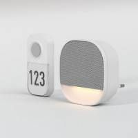 Elektrostandard звонок беспроводной DBQ30M WL белый 36M IP20 a070643